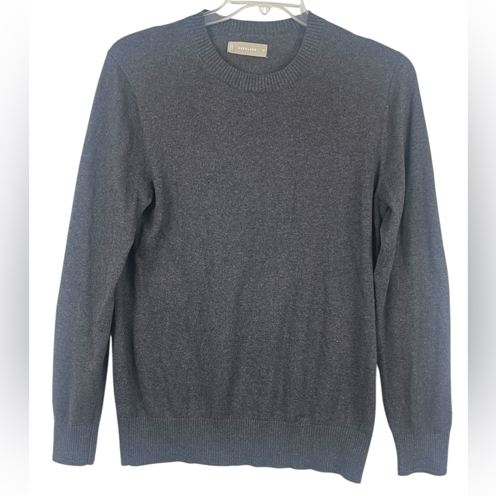 Men’s Everlane organic cotton Coolmax blend pullover sweater. Size medium GUC - Picture 3 of 9